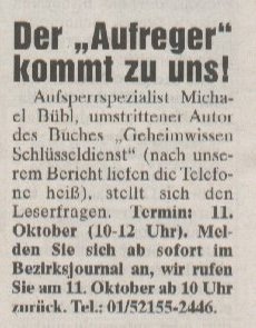 Text vom Bezirksjournal