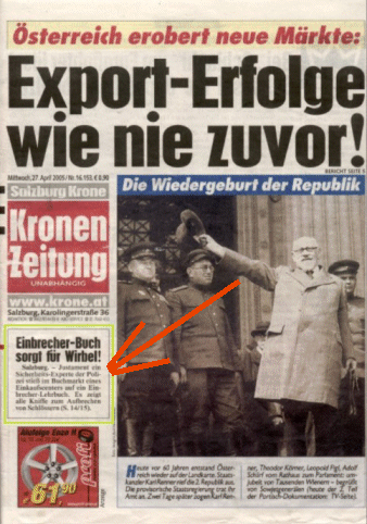 Kronenzeitung Titelblatt