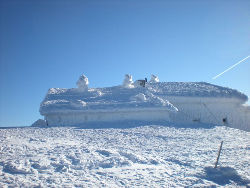 Fischerh&uuml;tte im Winter