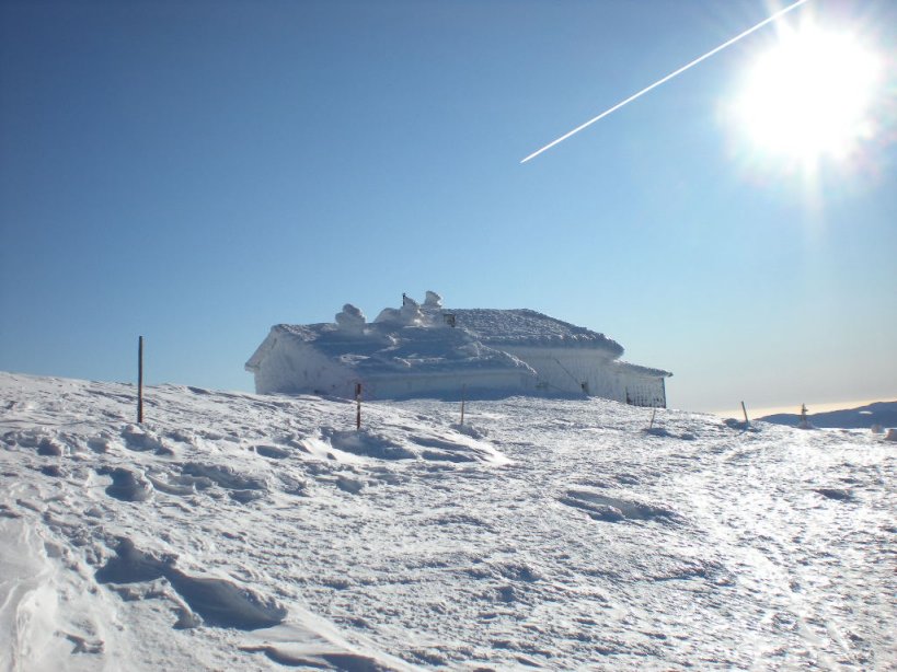 Fischerh&uuml;tte im Winter