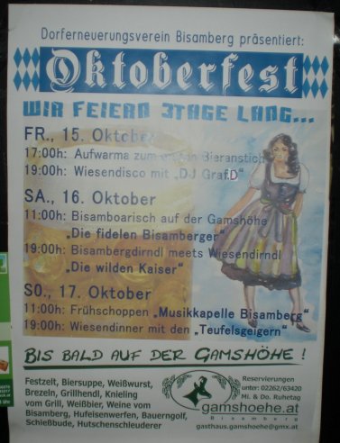 Die wilden Kaiser, Oktoberfest